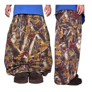 Y2K Baggy Camo Jeans 3XL Skater Grunge Type wide Leg